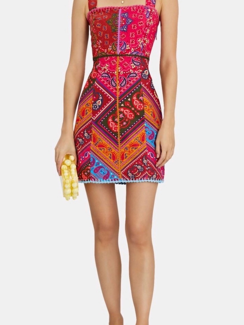 FARM Rio colorful bandana mini dress